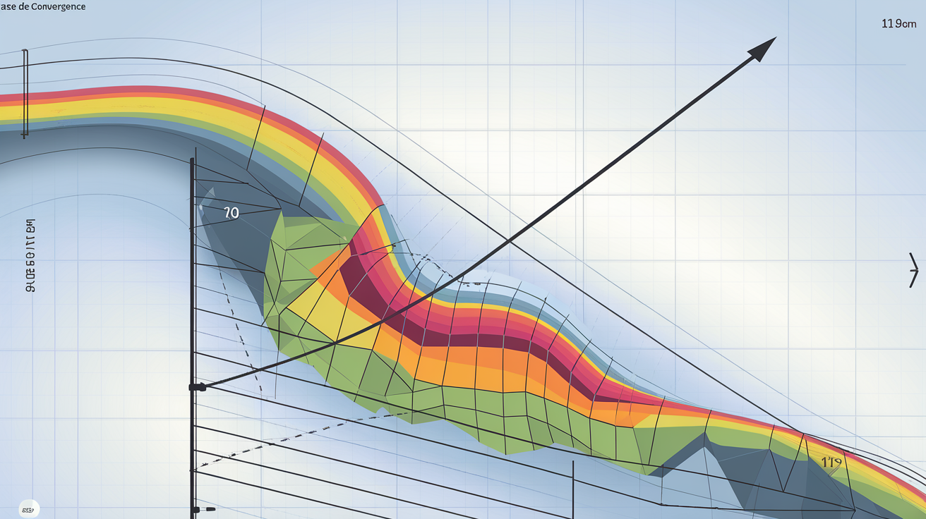 Graphique illustrant la bande de convergence σ₀ pour une fonction exponentiellement bornée dans le cadre de la transformée de Laplace