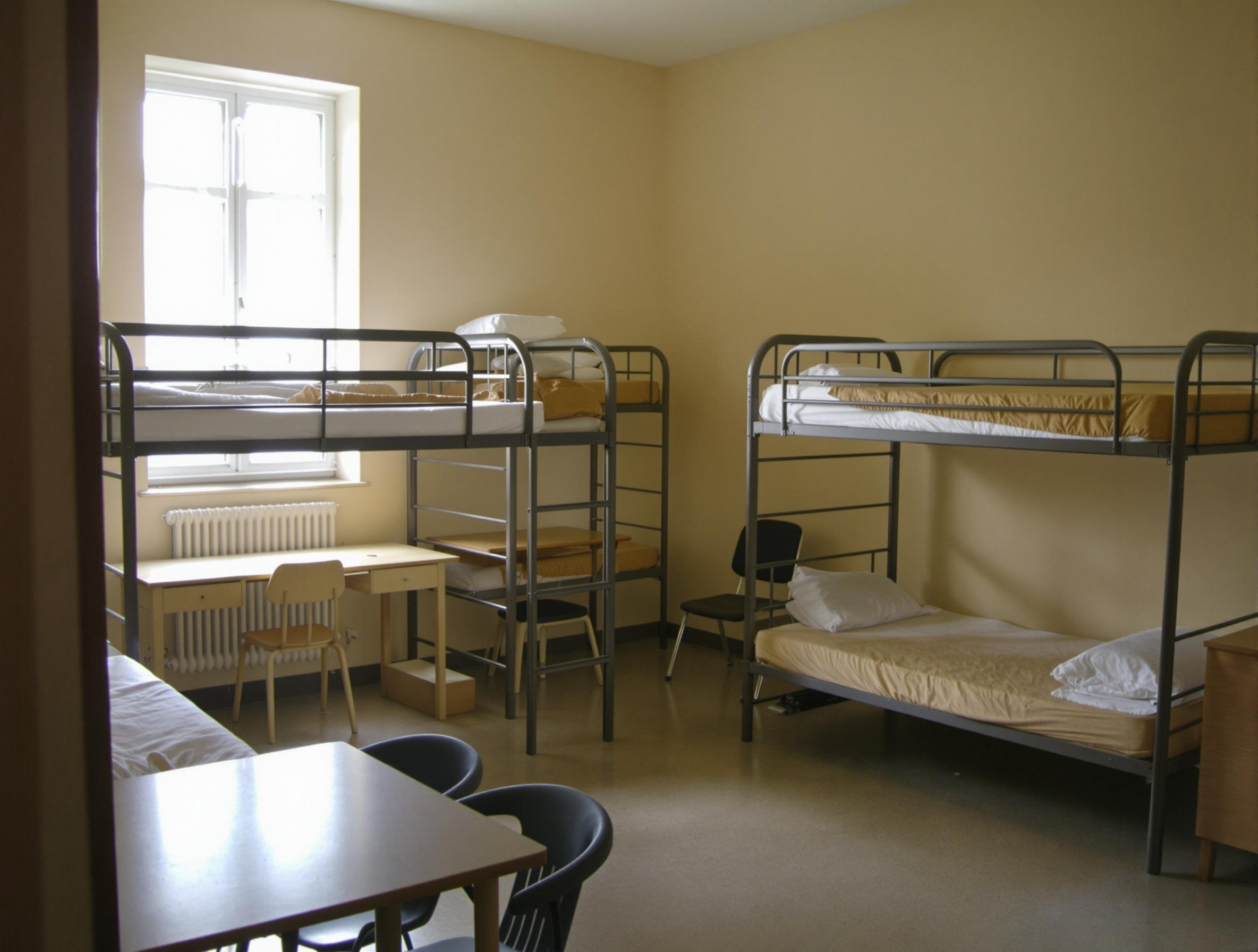 Chambre de l’internat du Parc, esprit spartiate mais propre