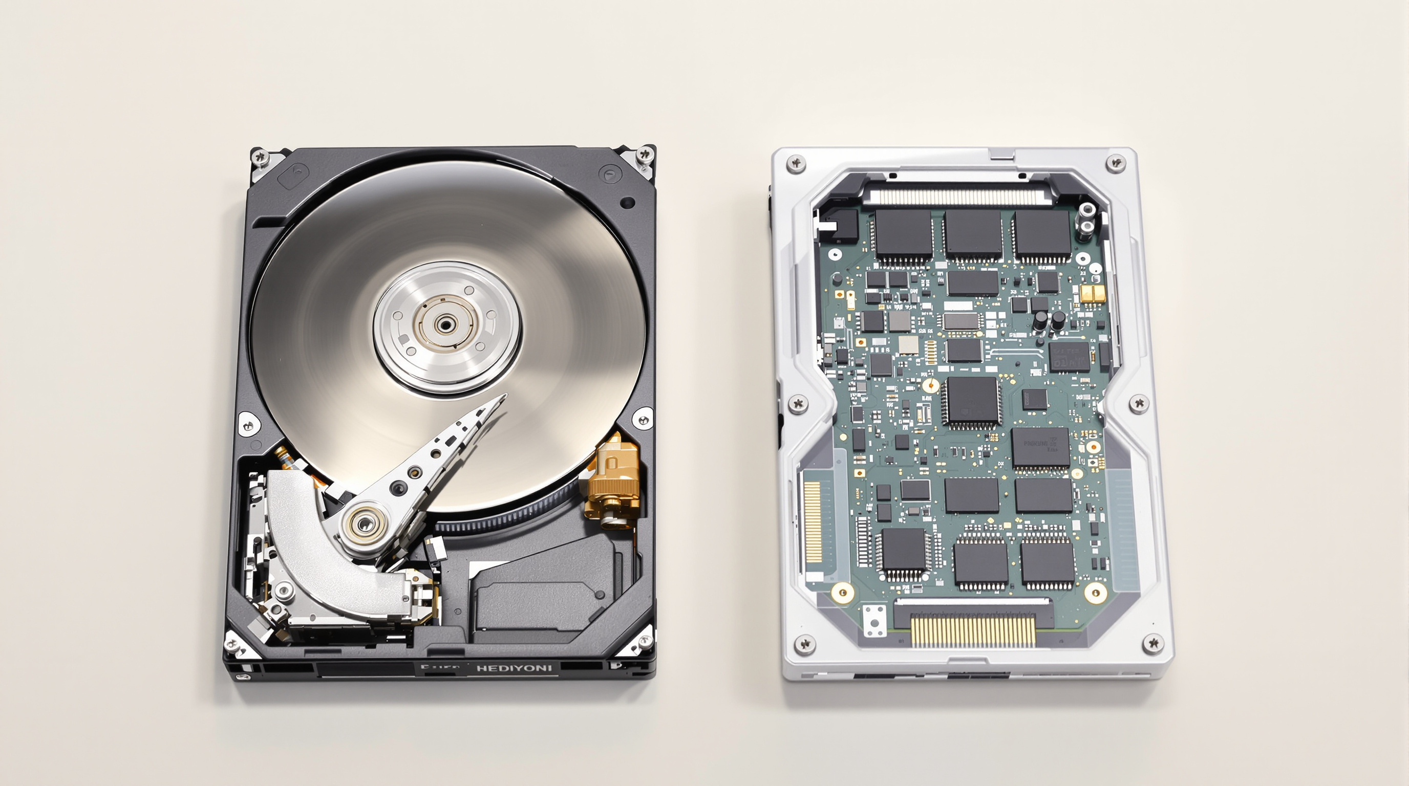 Comparaison HDD vs SSD