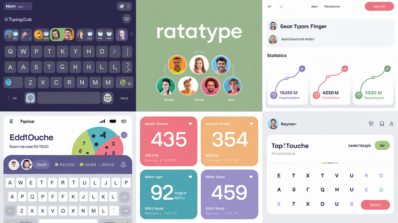 Comparatif des interfaces des outils de dactylographie