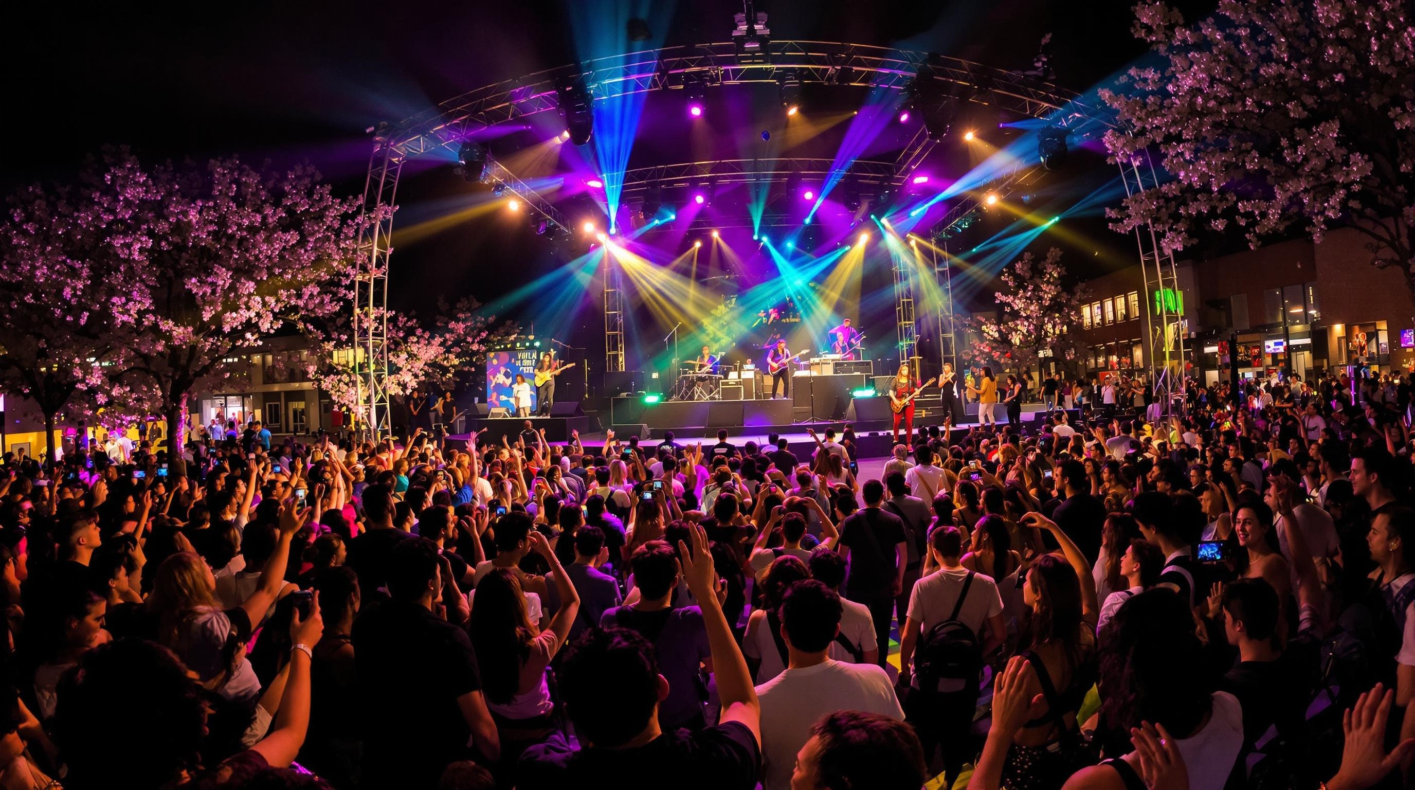 Concert BDA sur le campus de Centrale Lille, printemps 2024