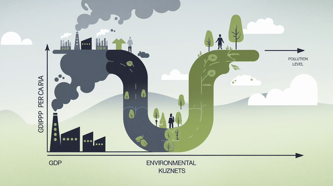 Courbe environnementale de Kuznets, développement et pollution