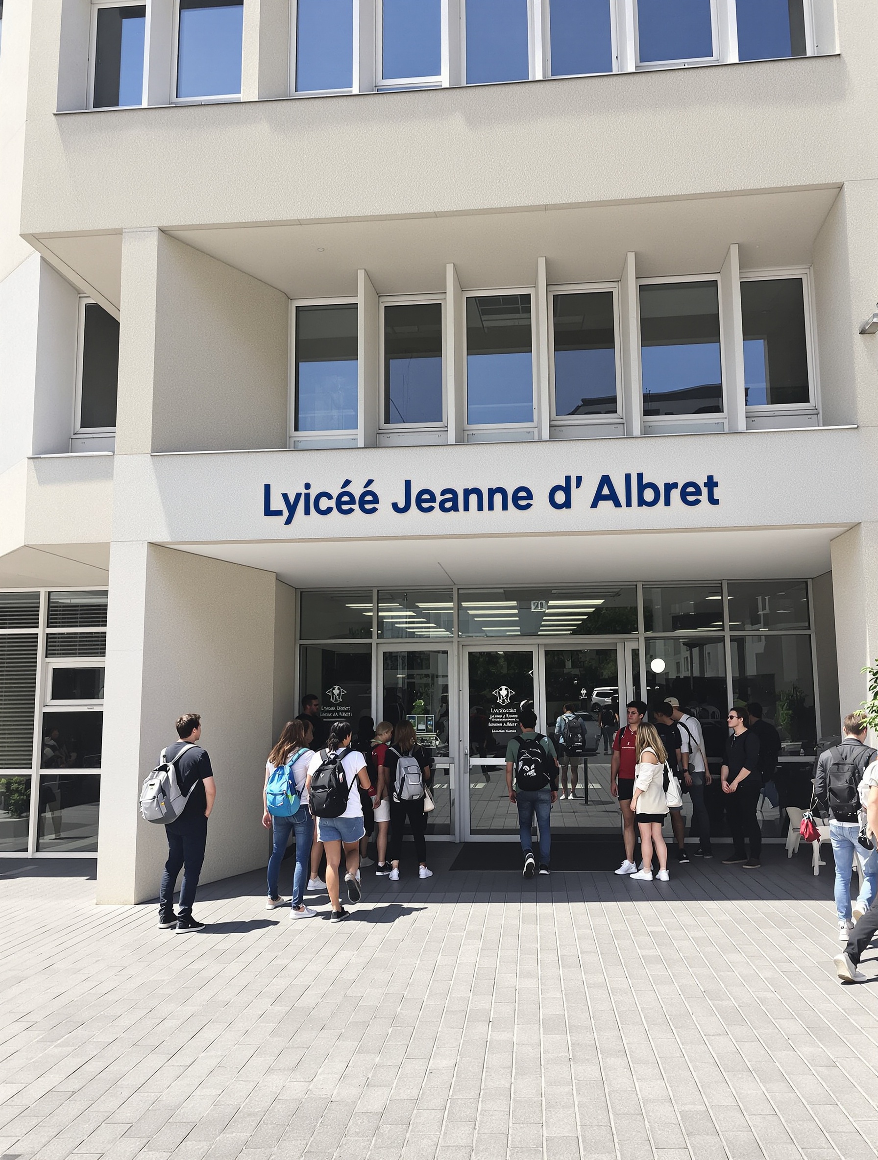 Entrée du Lycée Jeanne d'Albret, Saint-Germain-en-Laye