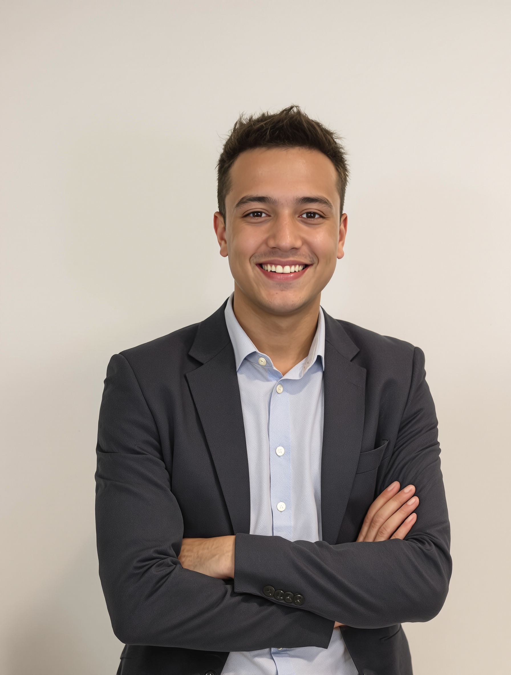 Jeune étudiant souriant participant à une épreuve orale du concours Ecricome Bachelor.