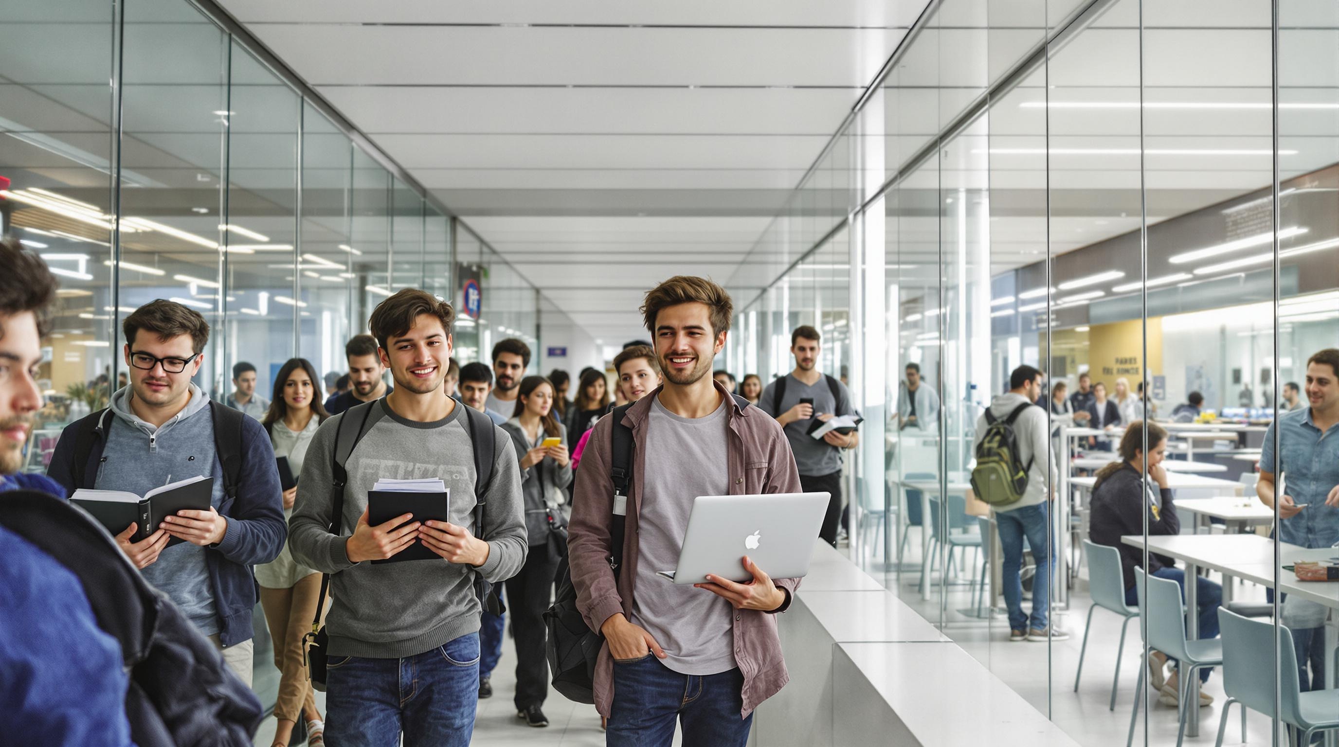 étudiants Paris-Saclay magistère couloir fatigue