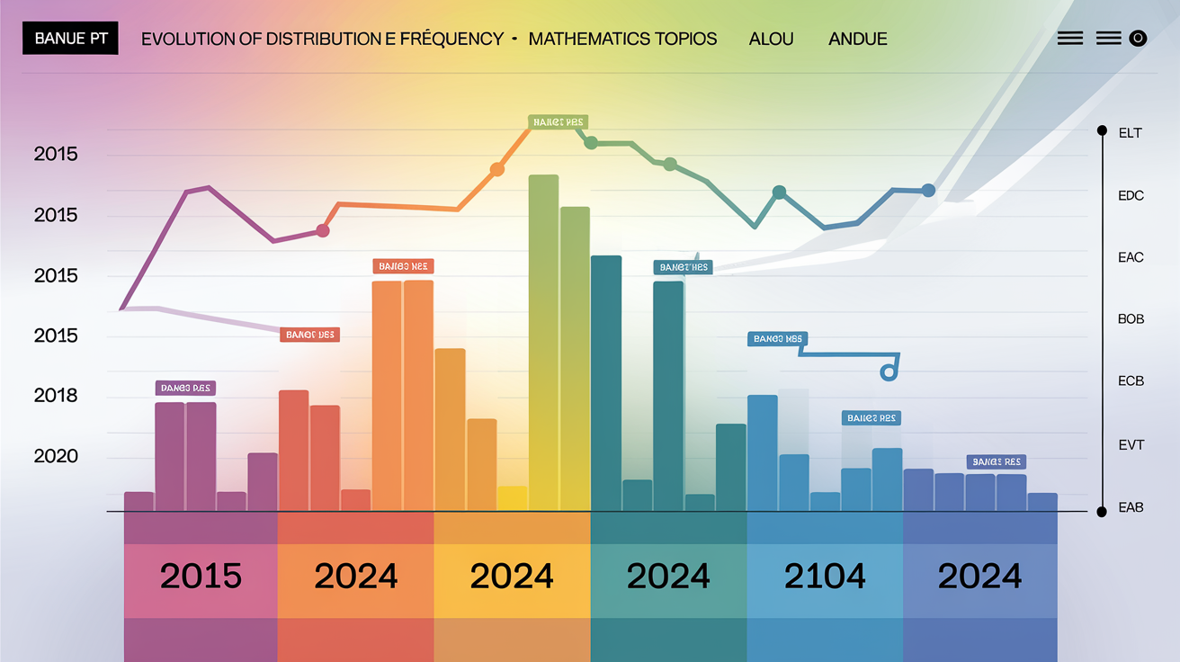 graphique évolution fréquence distributions maths Banque PT