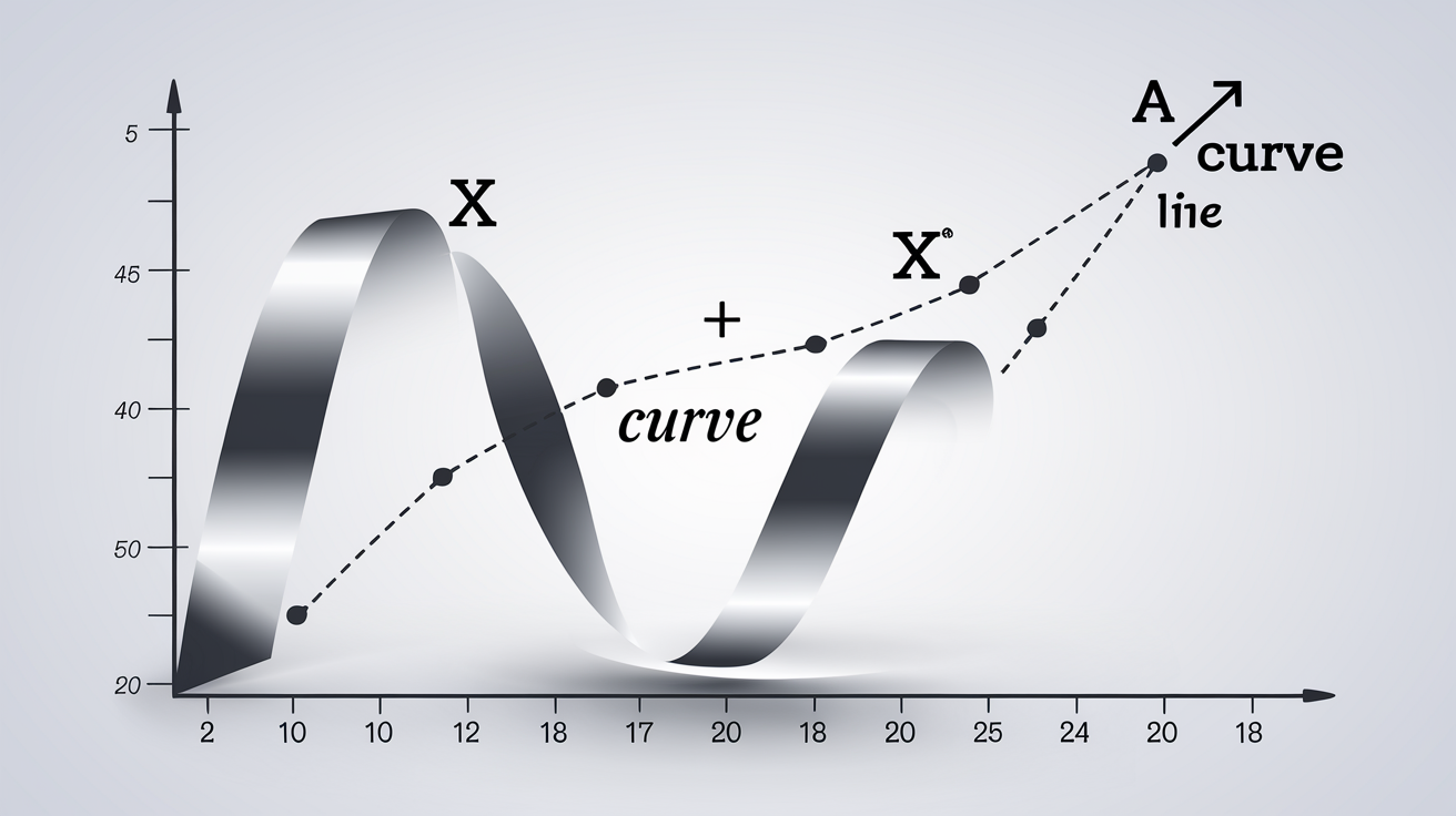 Graphique d'une fonction rationnelle avec asymptote oblique et annotations
