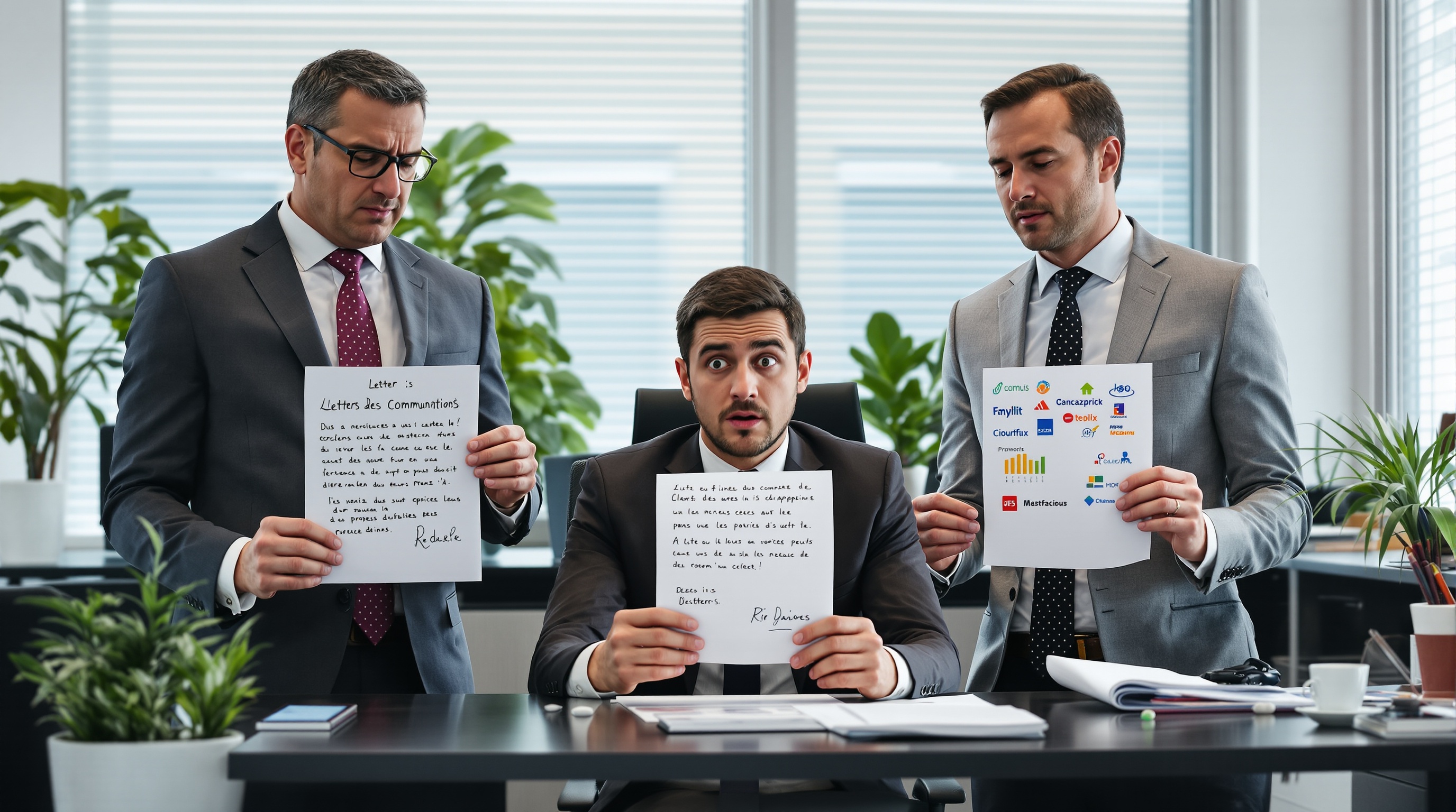 Illustration humoristique sur les différents rédacteurs potentiels d'une lettre de recommandation