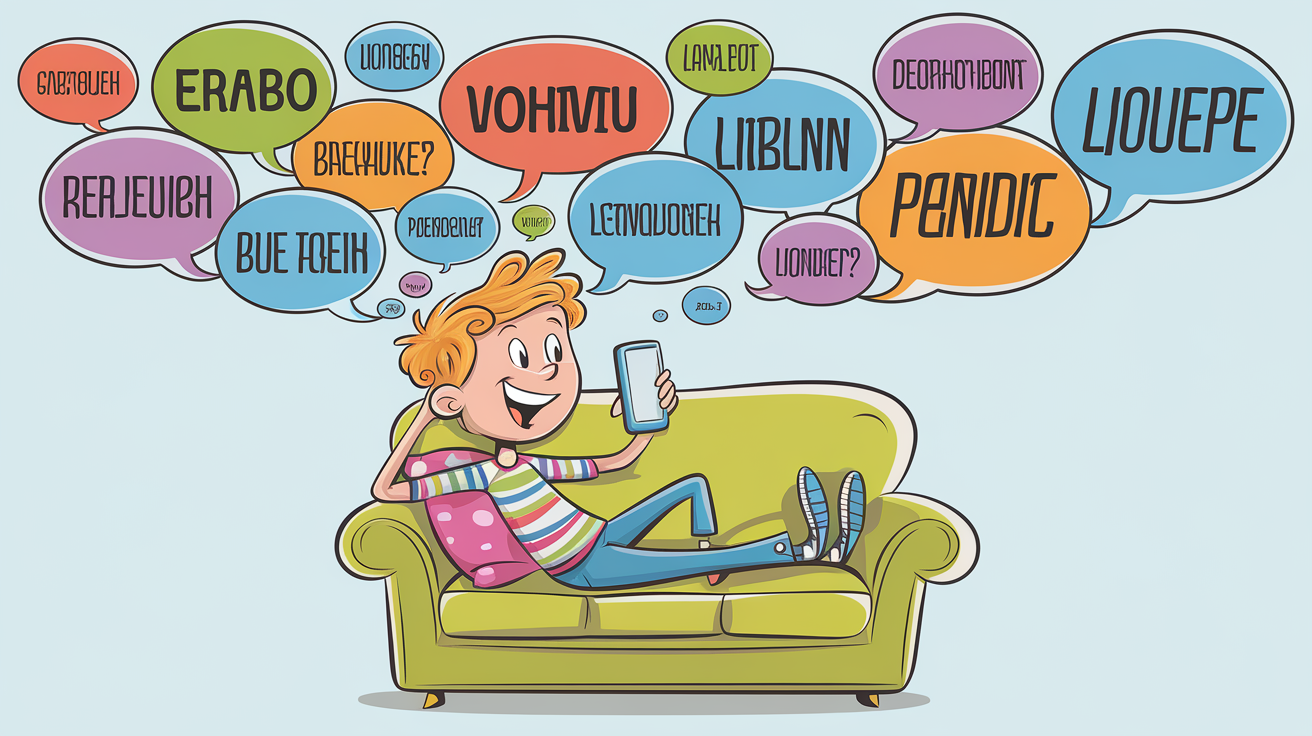 illustration humoristique du vocabulaire passif