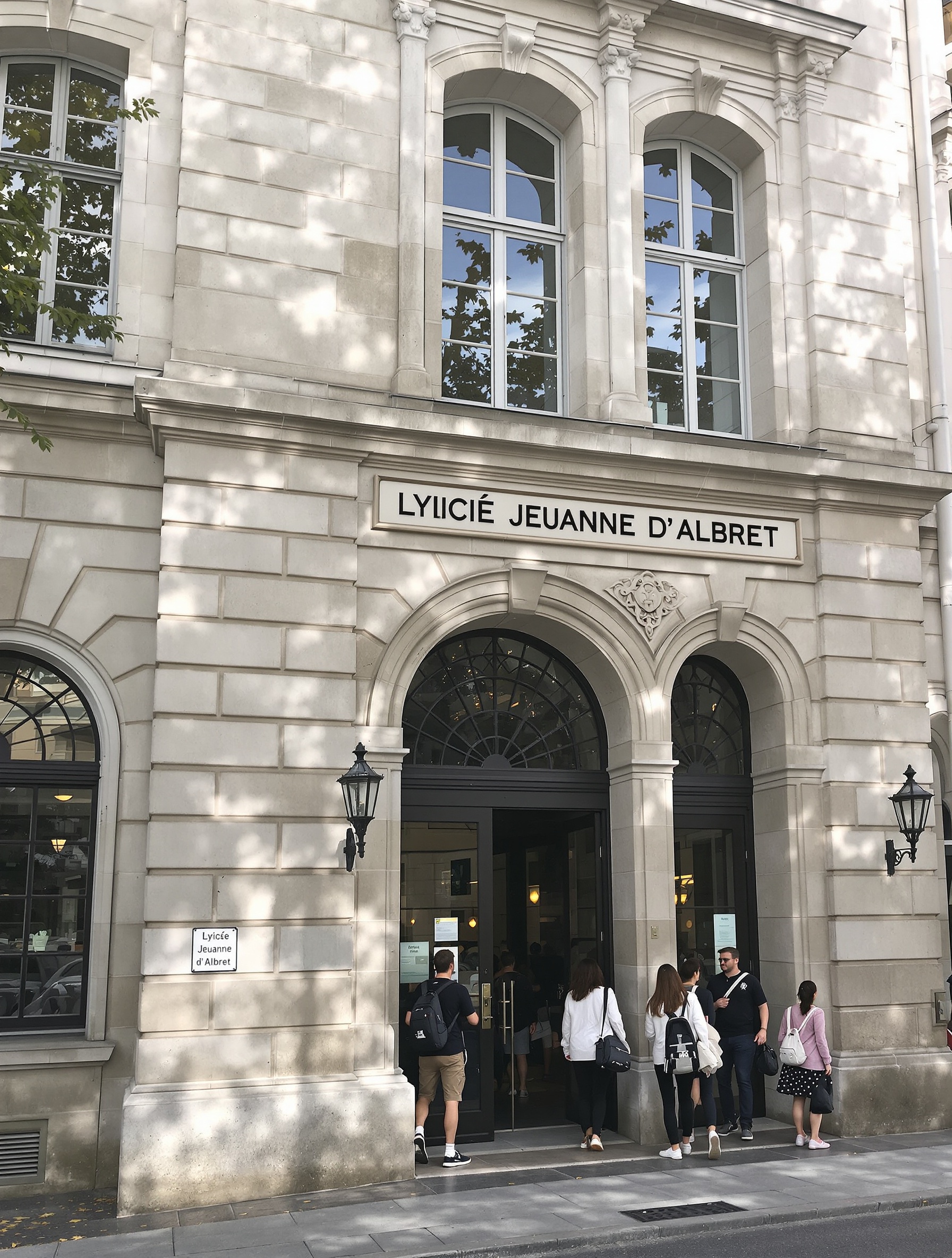 Entrée du Lycée Jeanne d'Albret à Saint-Germain-en-Laye