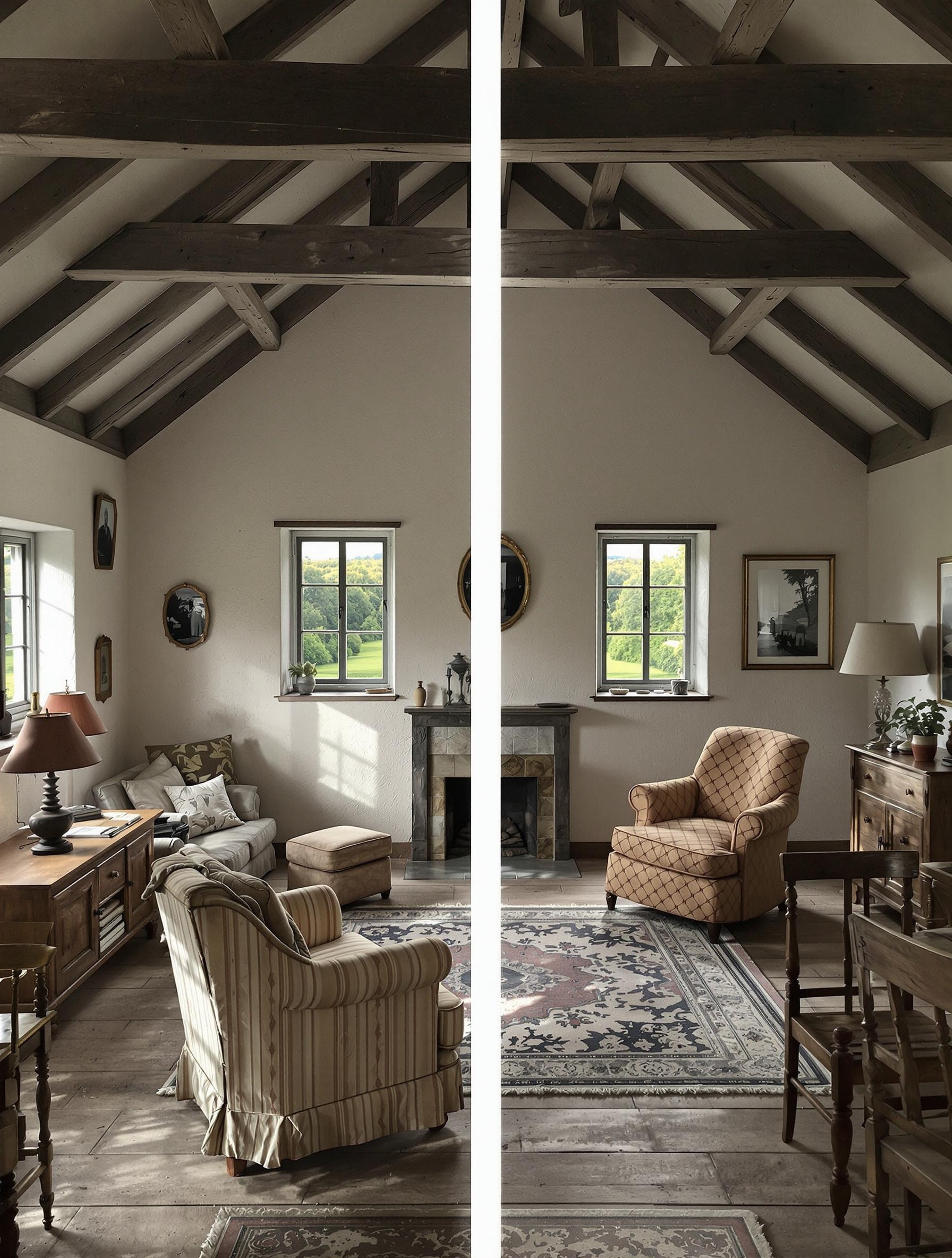 Maison coupée en deux par la frontière France-Belgique