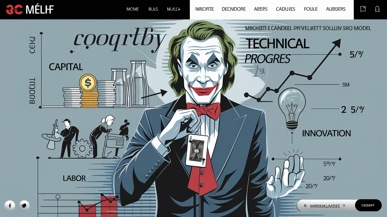 Illustration sarcastique progrès technique joker Solow