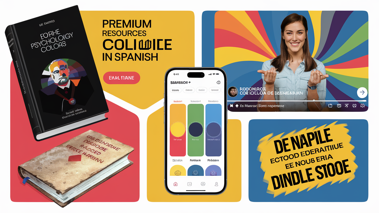 Ressources premium et liste noire pour apprendre les couleurs en espagnol