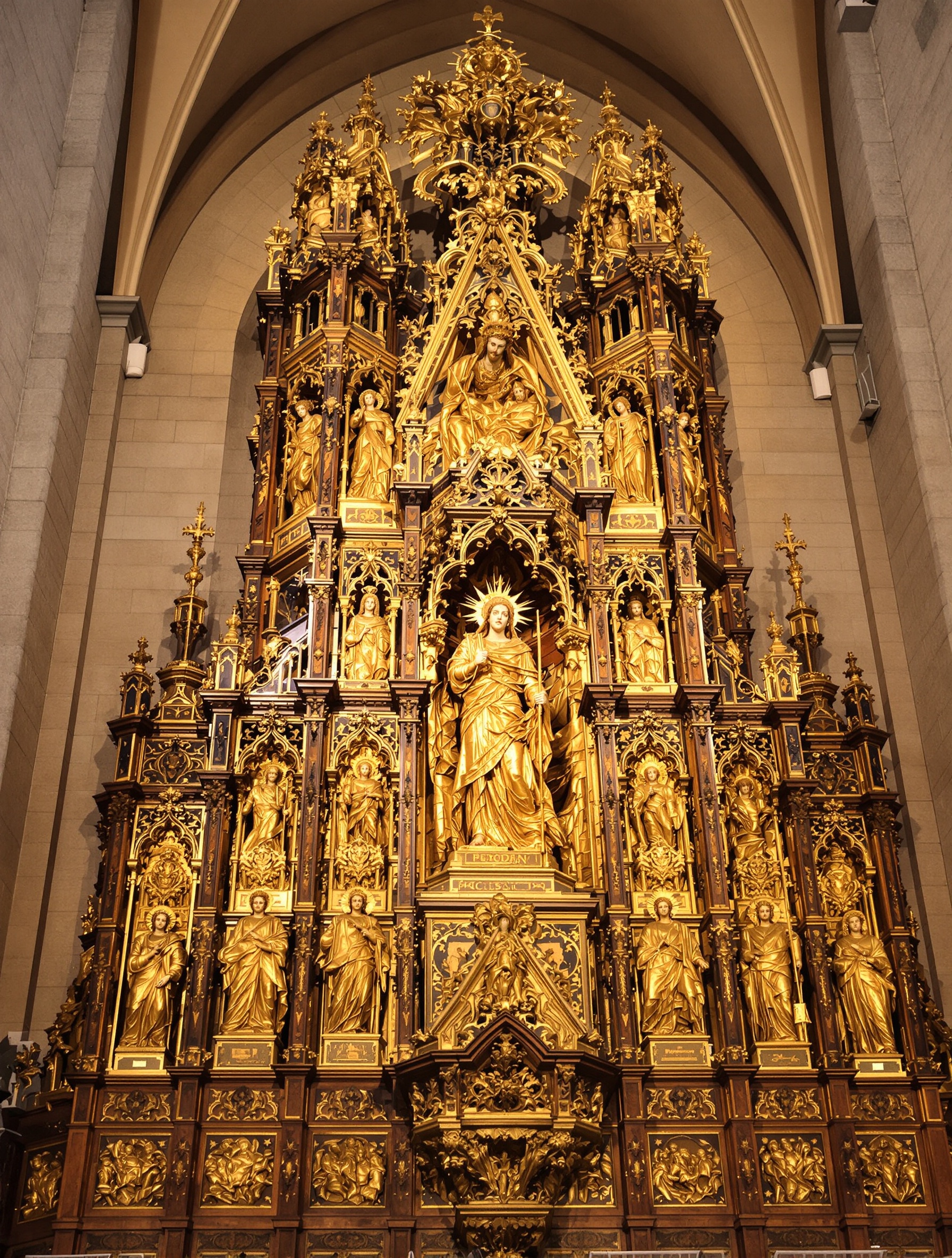 Retable de Nicolas de Haguenau, chef-d'œuvre du patrimoine de l'Église Saint-Étienne à Strasbourg