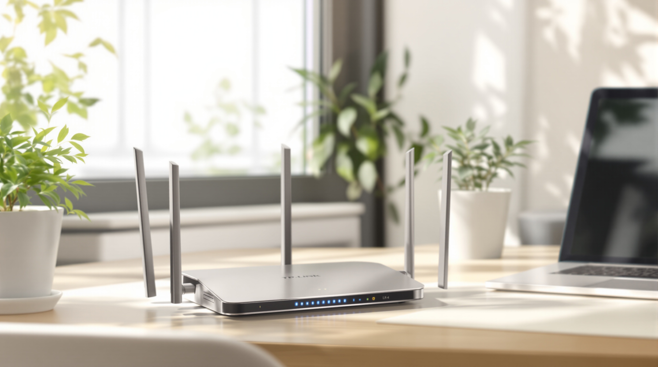 Routeur TP-Link Archer MR600 dans un environnement de télétravail