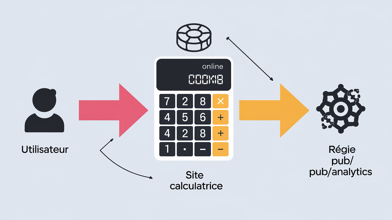 Circuit collecte cookies calculatrice scientifique en ligne