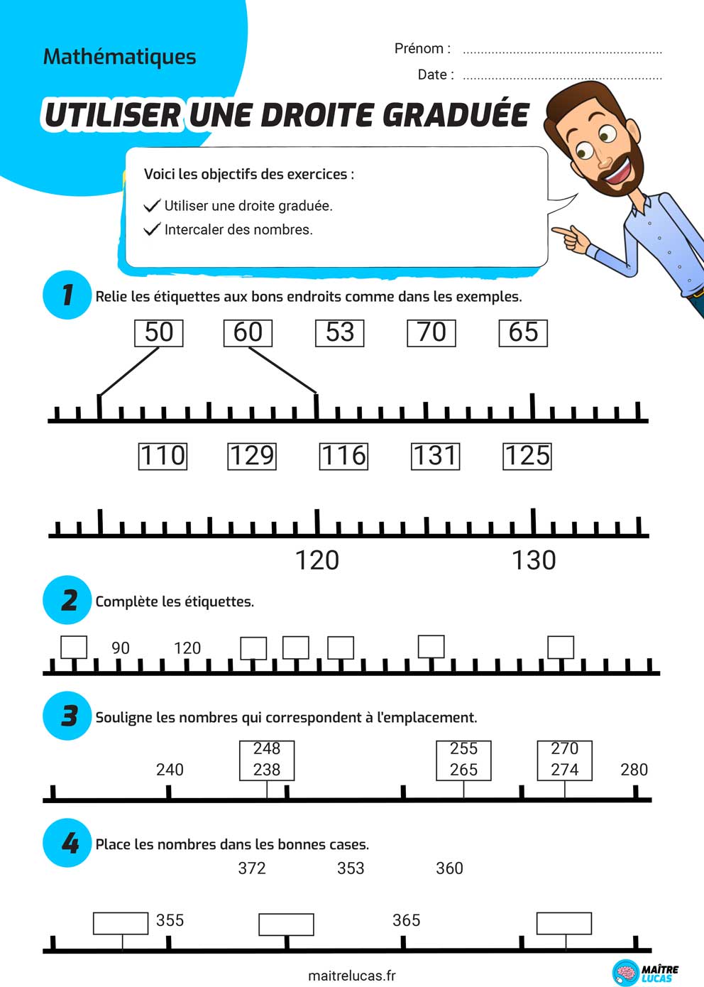 Schéma illustrant la multiplication +7 × −3 sur une droite graduée