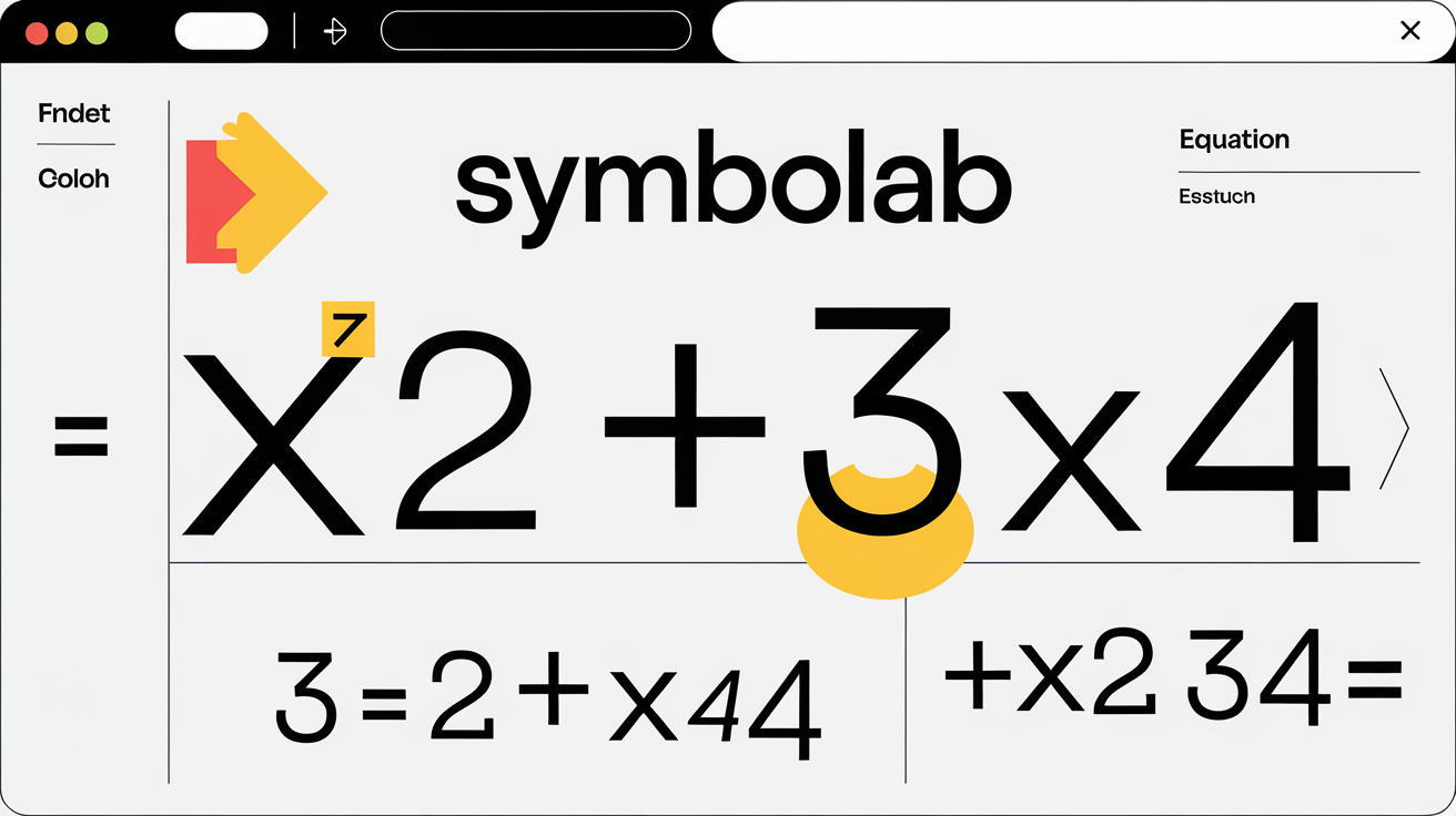 Interface Symbolab résolvant x²+3x-4 : étapes détaillées visibles, solution finale mise en surbrillance